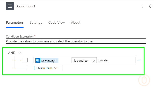 Configuring a Condition Action