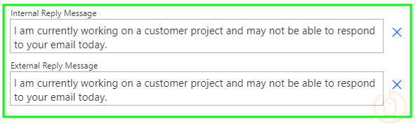 Configuring Automatic Reply Messages